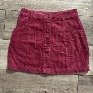 Adorable button up mini skirt
